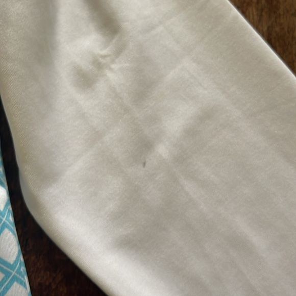 Little Miss Tennis Aqua and White Long Sleeve jacket size Large - Picture 5 of 6